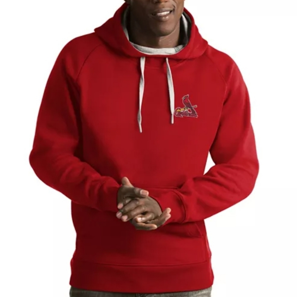Antigua Mens St. Louis Cardinals Victory‎ Pullover Hoodie Sz 3XL NWT